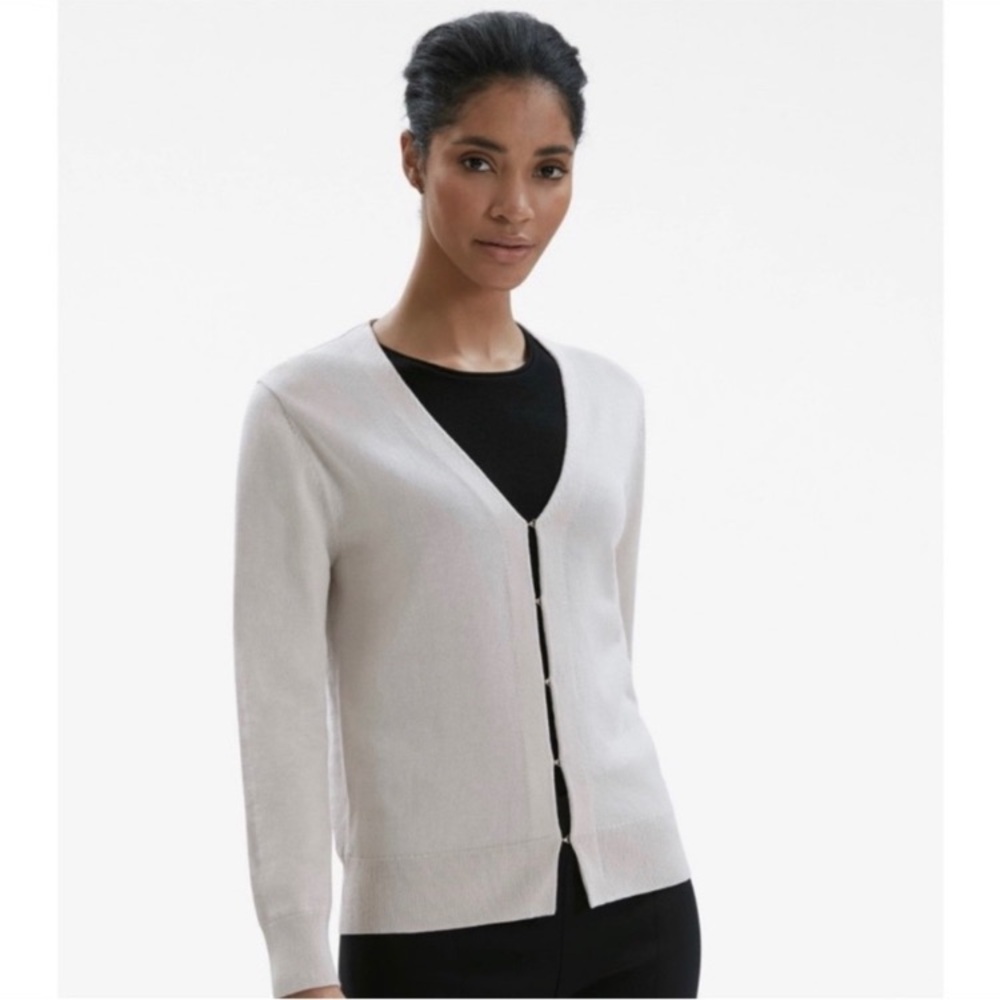 MM Lafleur White Cardigan